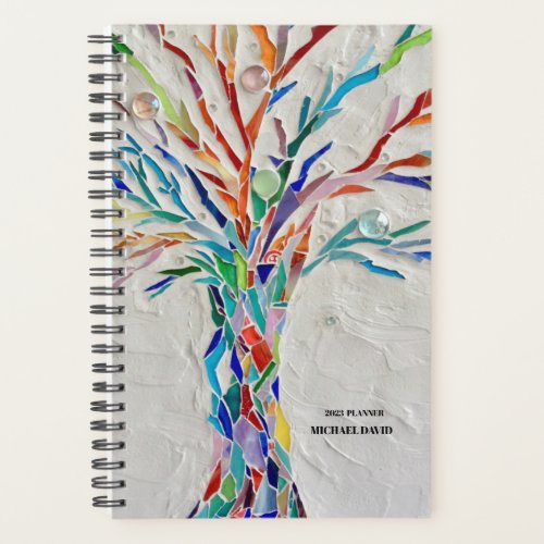 Personalized Rainbow Tree 2023   Planner