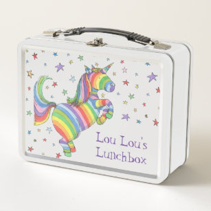 Unicorn with Rainbow Lunch Box – Mommy My Way