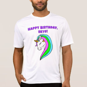 Personalized Rainbow Unicorn T-Shirt