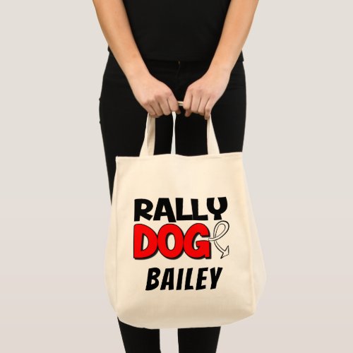 Personalized Rally Obedience Dog Sport Tote Bag