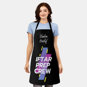 Personalized Ramadan- Iftaar Prep Crew Apron