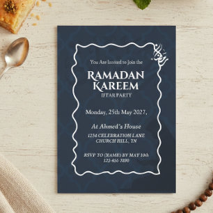 Personalized Ramadan Kareem Iftar Invitation