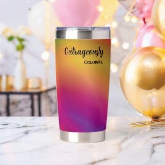 Personalized Raspberry Pear  Insulated Tumbler