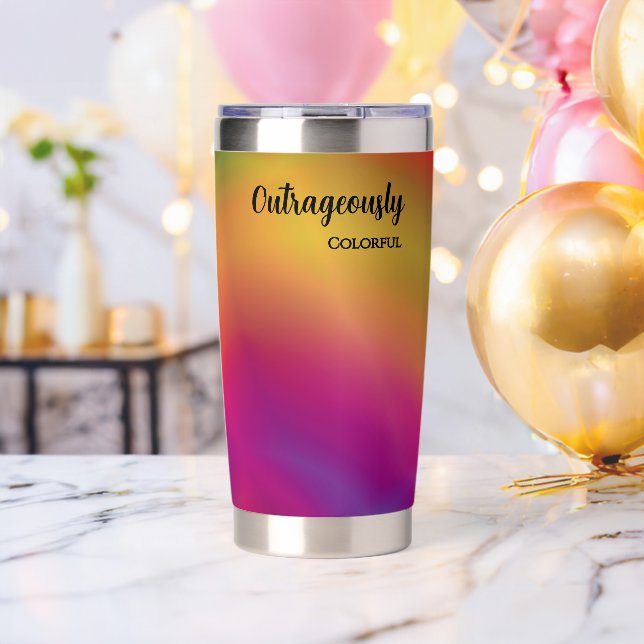 Personalized Raspberry Pear  Insulated Tumbler (Bachelor Party (Rotated))