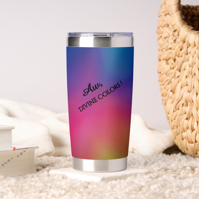 Personalized Raspberry Plum Insulated Tumbler (Living Room (Rotated))