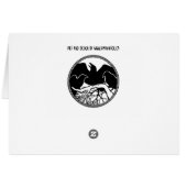 Personalized Raven Cards Cool Crow Art Cards (Back Horizontal)