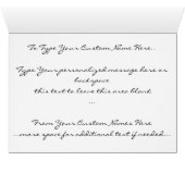 Personalized Raven Cards Cool Crow Art Cards (Inside Horizontal (Bottom))