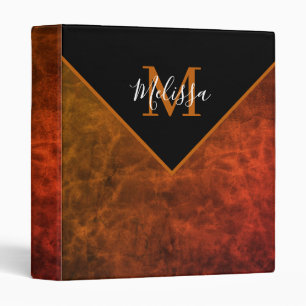 Personalized rawhide personalized 3 ring binder