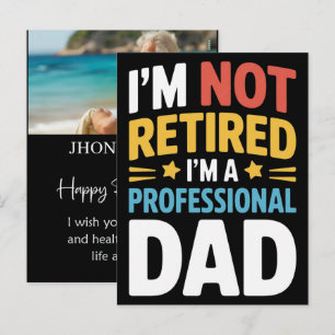 Personalized Re Tired Funny Retirement Name Shirt Holiday Postcard