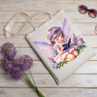 Personalized Reading Fairy Freya Tote Bag
