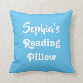 PERSONALIZED READING PILLOW