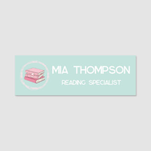 Personalized Reading Specialist Name Tag