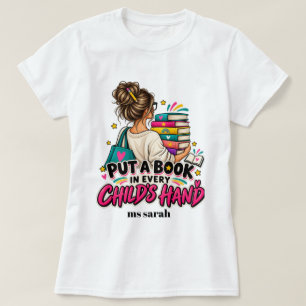 Personalized Reading Teacher Gift T-Shirt