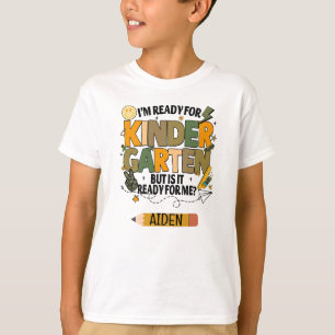Personalized Ready For Kindergarten T-shirt
