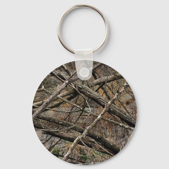 Personalized Real Camo / Camouflage (customizable) Keychain (Front)