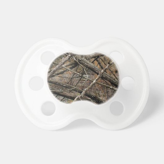 Personalized Real Camo / Camouflage (customizable) Pacifier (Front)