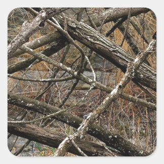 Personalized Real Camo / Camouflage (customizable) Square Sticker