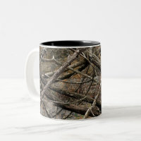 Personalized Real Camo / Camouflage (customizable) Two-Tone Coffee