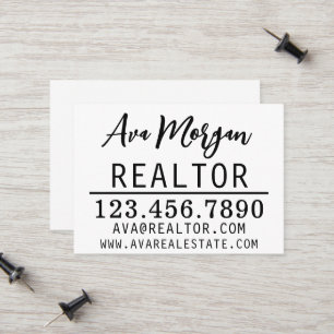 Personalized Real Estate Agent Gift Calling Card