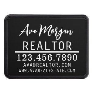 Personalized Real Estate Agent Gift Hitch Cover