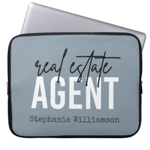 Personalized Real Estate Agent Gifts for Realtor Laptop Sleeve