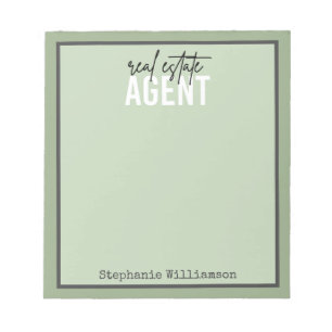 Personalized Real Estate Agent Gifts for Realtor Notepad