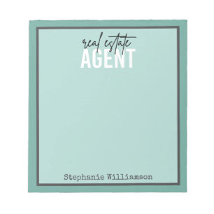 Personalized Real Estate Agent Gifts for Realtor Notepad