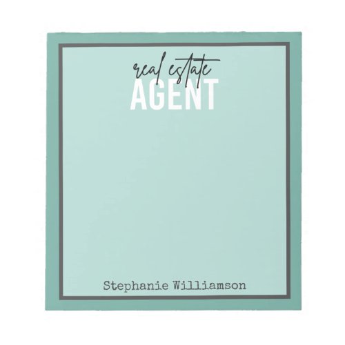 Personalized Real Estate Agent Gifts for Realtor Notepad