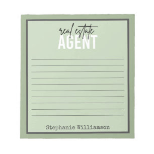Personalized Real Estate Agent Gifts for Realtor Notepad