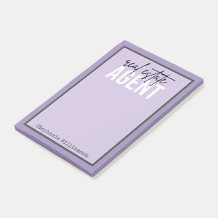 Personalized Real Estate Agent Gifts for Realtor Post-it Notes
