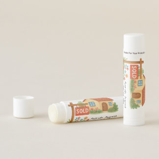 Personalized Real Estate Agent Lip Balm