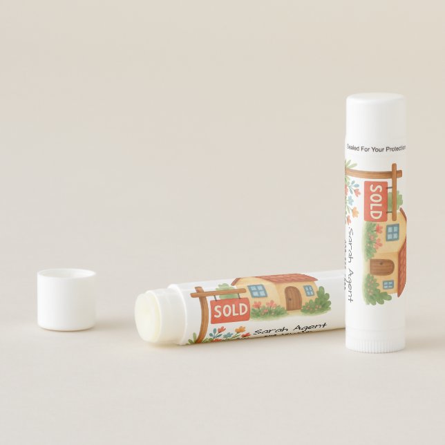 Personalized Real Estate Agent  Lip Balm (In Situ)