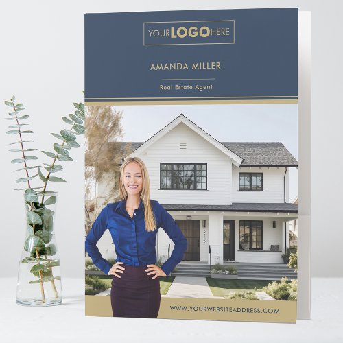 Personalized Real Estate Listing Or Closing Client Pocket Folder