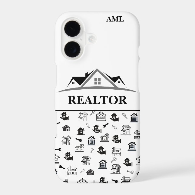 Personalized Real Estate Professional Iphone Case (Back)