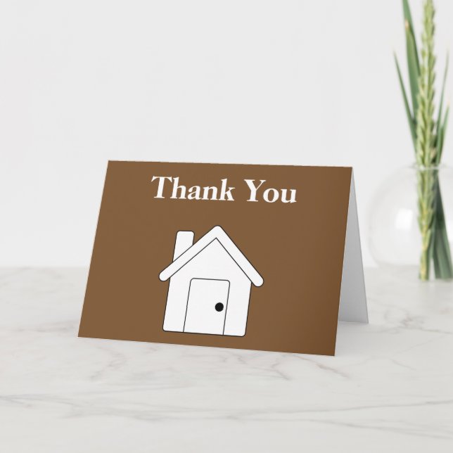 Personalized Real Estate Thank You Card (Front)