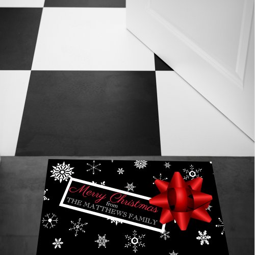 Personalized Realistic Simulated Christmas Gift Doormat