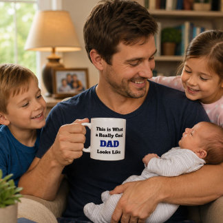 Personalized Really Cool Dad Looks Like Coffee Mug