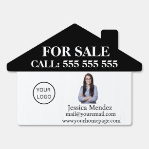 Personalized Realtor Estate Agent For Sale Sign