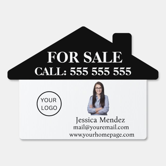 Personalized Realtor Estate Agent For Sale  Sign (Front)
