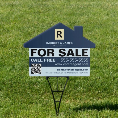 Personalized Realtor Estate Agent SaleRent Sign