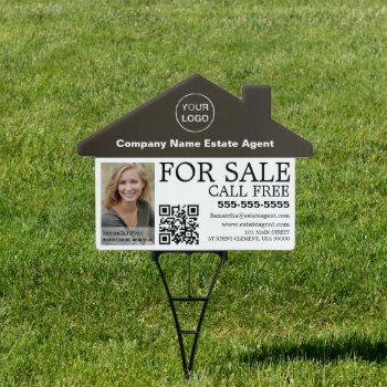 Personalized Realtor  Estate Agent Sale/rent Sign by TheBusinessCardStore at Zazzle