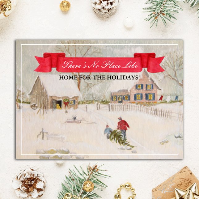 Personalized Realtor Home for the Holidays Holiday Card (Creator Uploaded)
