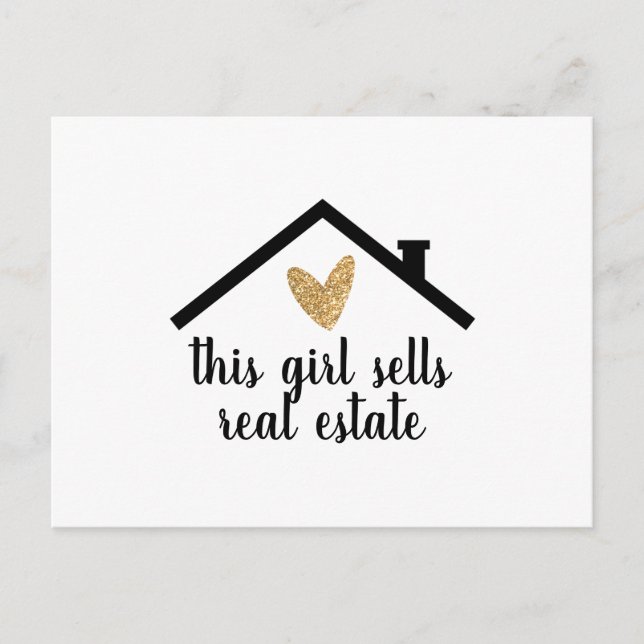Personalized Realtor  Postcard (Front)