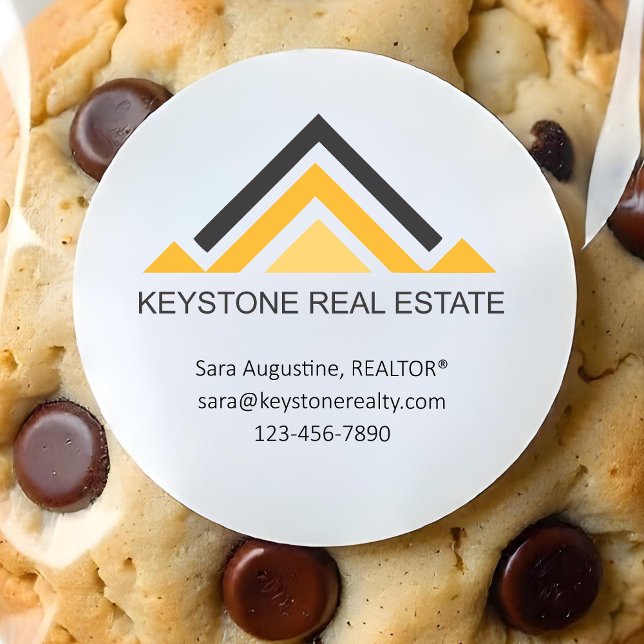 Personalized Realtor Sticker with Logo (Creator Uploaded)