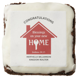 Personalized Realtor to Client New Home Brownie