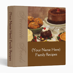Personalized Recipe Binder