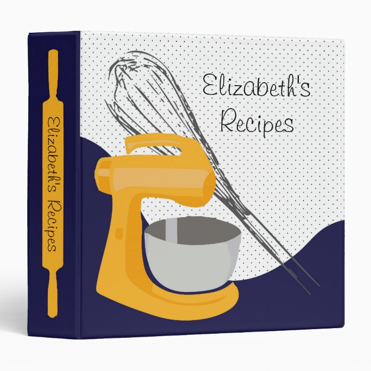 Personalized Recipe Binder Zazzle