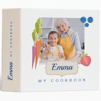 Personalized Recipe Binder (Add Your Photo) 