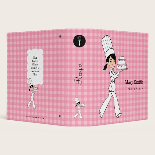 Personalized Recipe Binder for Girls