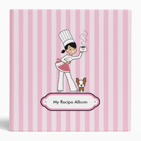Personalized Recipe Binder For Girls